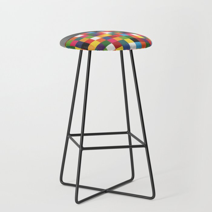 daydream color in kvadraten Stool Gallery Image 1
