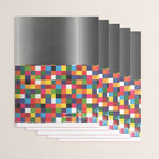 daydream color in kvadraten Wrapping Paper Gallery Image 3