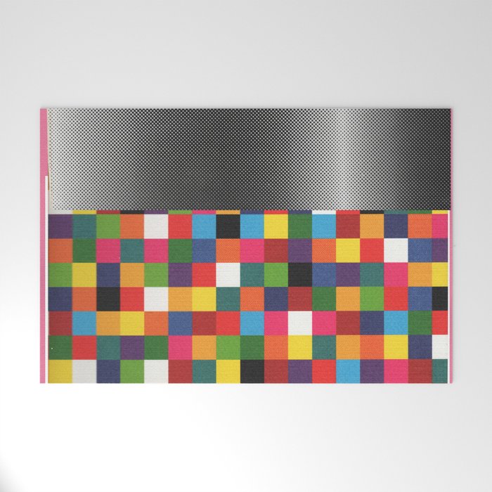 daydream color in kvadraten Welcome Mat Gallery Image 1