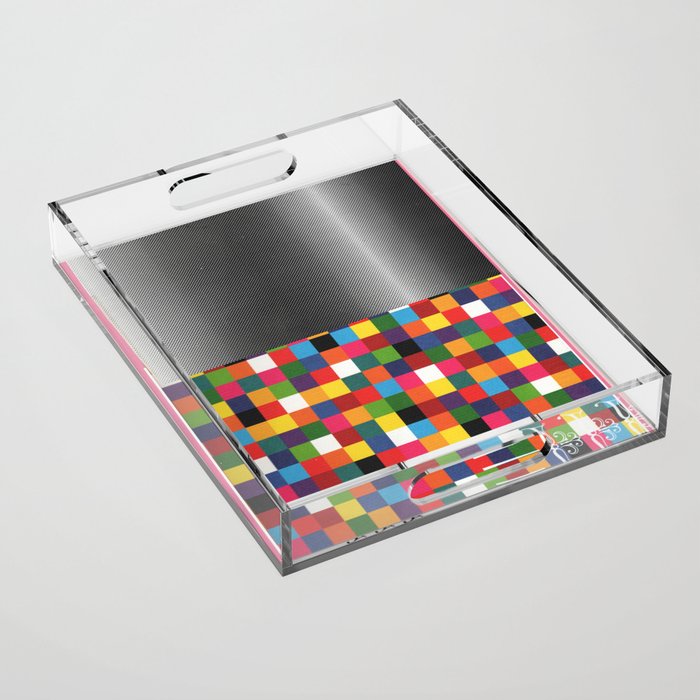 daydream color in kvadraten Acrylic Tray Gallery Image 1