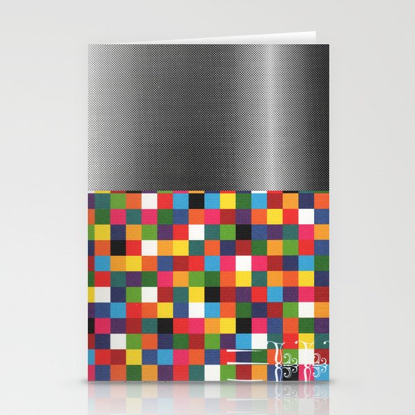daydream color in kvadraten Stationery Card Gallery Image 1