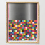 daydream color in kvadraten Serving Tray Gallery Image 1