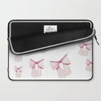 Coquette Bow, light pink, blush Laptop Sleeve Gallery Image 2