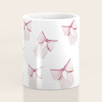 Coquette Bow, light pink, blush Coffee Mug Gallery Image 4