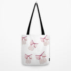 Coquette Bow, light pink, blush Tote Bag Gallery Image 2