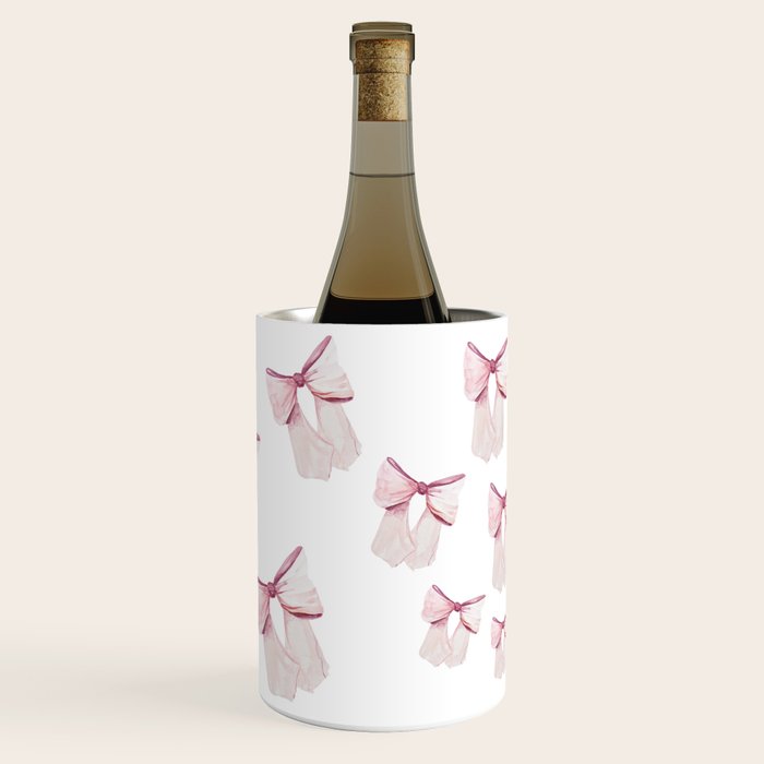 Coquette Bow, light pink, blush Wine Chiller Gallery Image 3