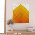 Chevron Waves: Retro Summer Edition Wall Tapestry Gallery Image 2