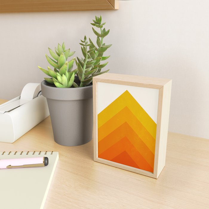 Chevron Waves: Retro Summer Edition Mini Art Print Gallery Image 2