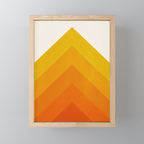 Chevron Waves: Retro Summer Edition Mini Art Print Gallery Image 1