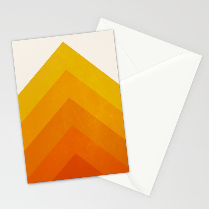 Chevron Waves: Retro Summer Edition Stationery Card Gallery Image 2