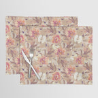 Tropical flowers autumn field Placemat Gallery Image 1