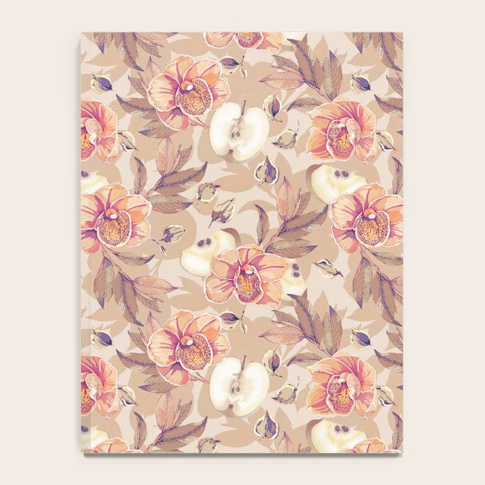 Tropical flowers autumn field Notebook Gallery Image 4