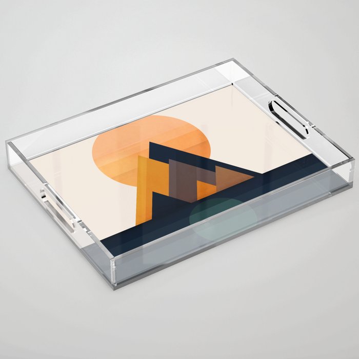 Twin Sun Acrylic Tray Gallery Image 1