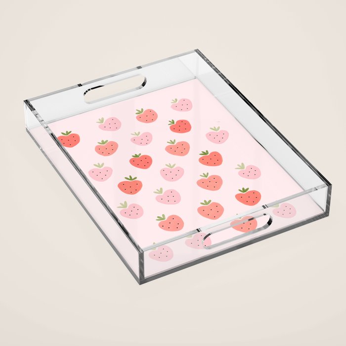 Strawberry Sweet Delights Acrylic Tray Gallery Image 1