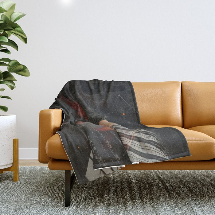 Space1968 Throw Blanket Gallery Image 1