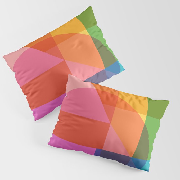 Colorful Shapes 24 Pillow Sham Gallery Image 3