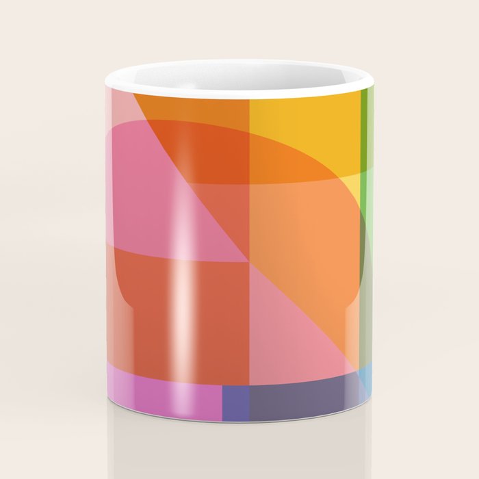 Colorful Shapes 24 Coffee Mug Gallery Image 4