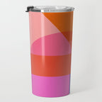 Colorful Shapes 24 Travel Mug Gallery Image 3