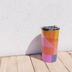 Colorful Shapes 24 Travel Mug Gallery Image 4