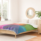 Colorful Shapes 24 Duvet Cover Gallery Image 2