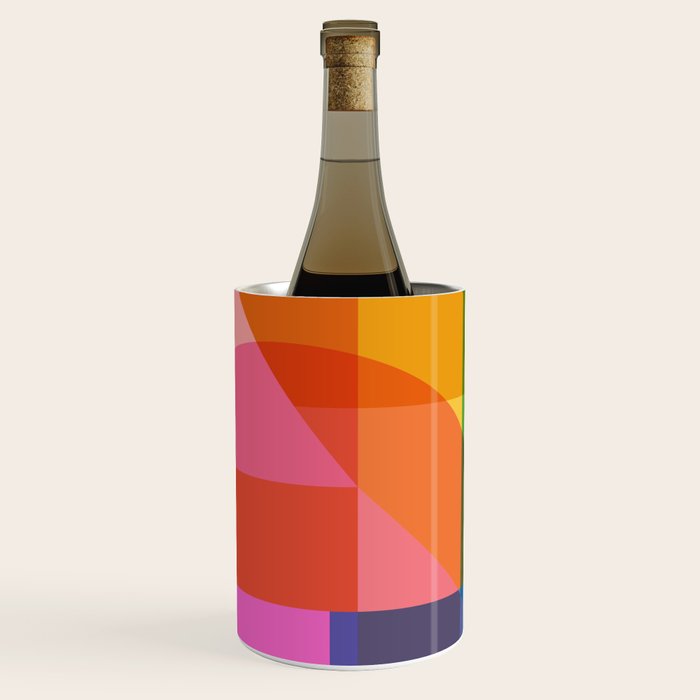 Colorful Shapes 24 Wine Chiller Gallery Image 1