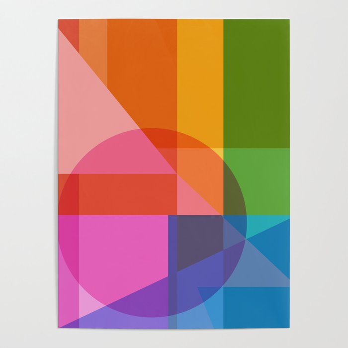 Colorful Shapes 24 Poster Gallery Image 4