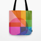 Colorful Shapes 24 Tote Bag Gallery Image 1