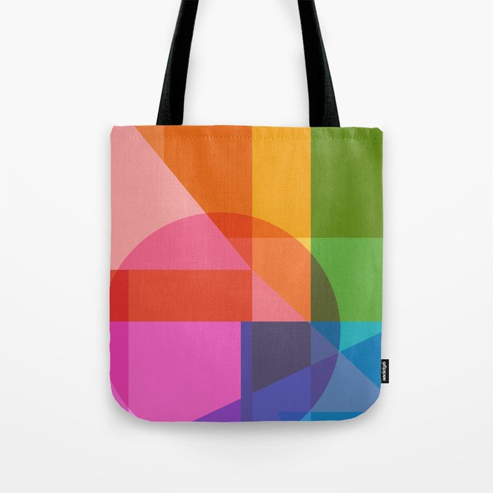 Colorful Shapes 24 Tote Bag Gallery Image 1
