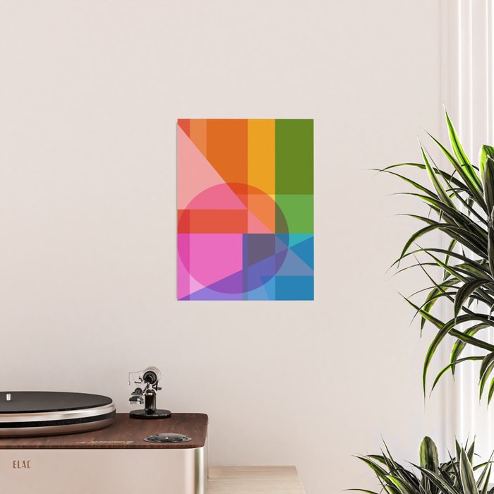 Colorful Shapes 24 Poster Gallery Image 2
