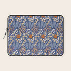 Winter Flower Field - Muted Colors Laptop Sleeve Gallery Image 1