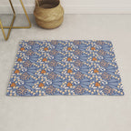 Winter Flower Field - Muted Colors Rug Gallery Image 1