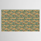North Country Summer - spruce and gold Tablecloth Gallery Image 2