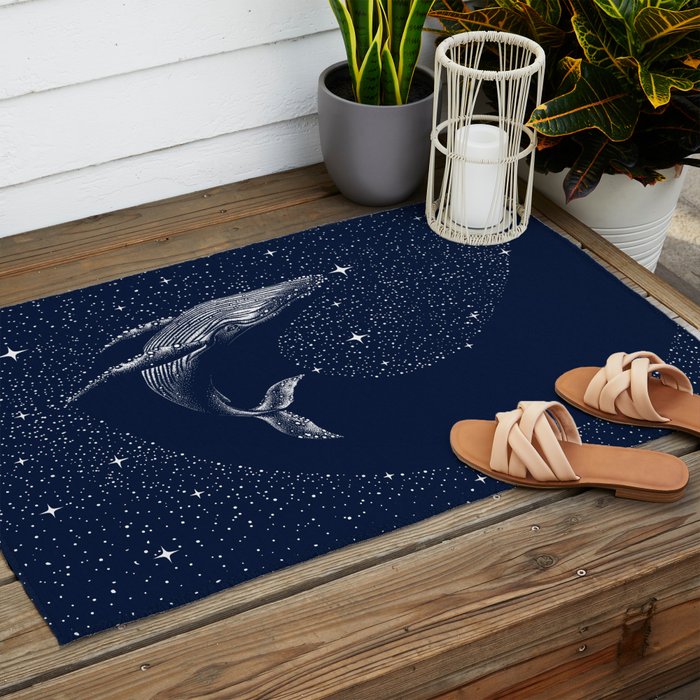 starry whale Outdoor Rug Gallery Image 2
