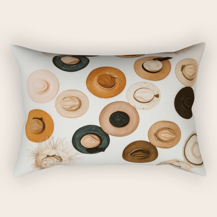 Baja Hat Wall Rectangular Pillow Gallery Image 2
