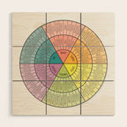Feelings Wheel - Bright Wood Wall Art Gallery Image 1