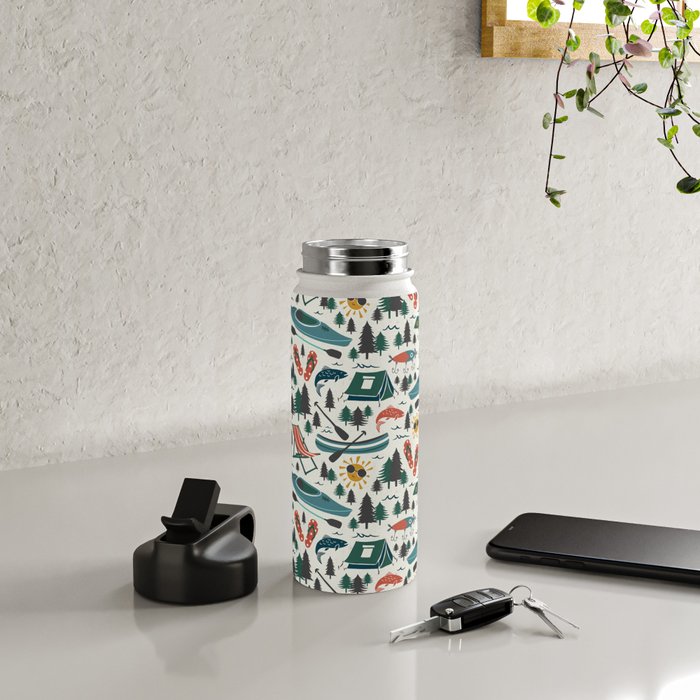 Lake Life - Summer Ivory Water Bottle Gallery Image 4
