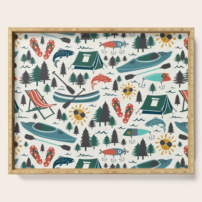 Lake Life - Summer Ivory Serving Tray Gallery Image 1