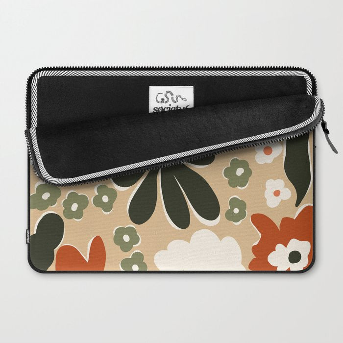 retro matisse flower garden  Laptop Sleeve Gallery Image 2