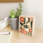 retro matisse flower garden  Mini Art Print Gallery Image 2