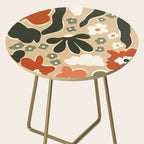 retro matisse flower garden  Side Table Gallery Image 2