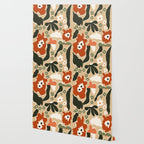 retro matisse flower garden  Wallpaper Gallery Image 2