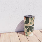 retro matisse flower garden  Travel Mug Gallery Image 4