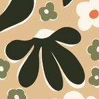 retro matisse flower garden  Coffee Mug Gallery Image 2