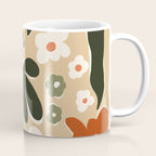 retro matisse flower garden  Coffee Mug Gallery Image 1