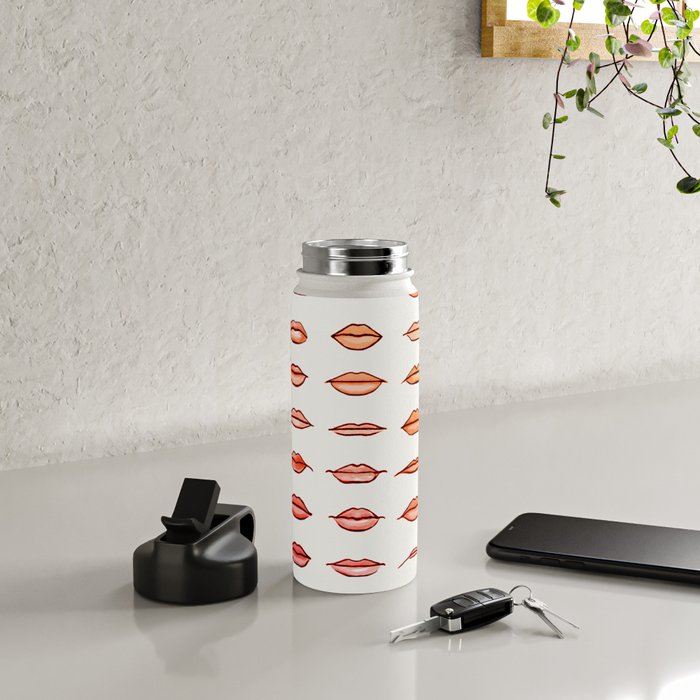 Lips II Water Bottle Gallery Image 4