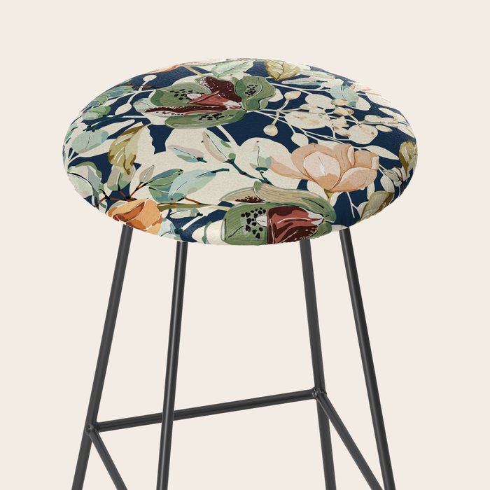 Lush colorful exotic garden D Stool Gallery Image 2