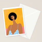 Polka-dot Dress Stationery Card Gallery Image 2