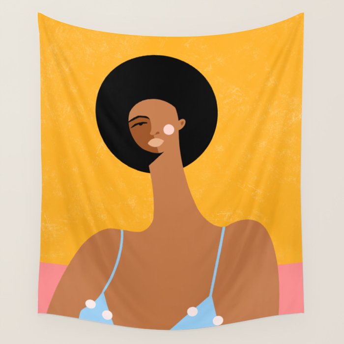 Polka-dot Dress Wall Tapestry Gallery Image 1