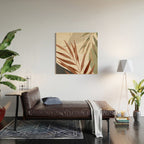 Abstract Art Tropical Leaves 11 Wood Wall Art Gallery Image 2
