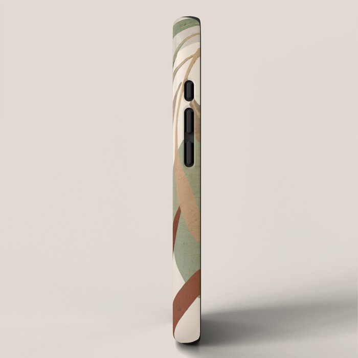 Abstract Art Tropical Leaves 11 iPhone Case Gallery Image 2
